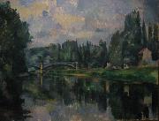 Paul Cezanne Bridge at Cereteil By Paul Cezanne oil